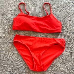 Athleta “Cardinal” Red Bikini Set
